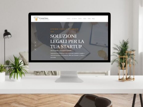Guarino Legal Startup sito